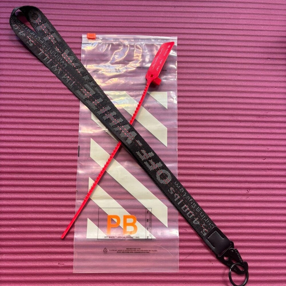 ๐ฅท Black | Off-White | Neck Lanyard โโโโโโโโโโโโโโโโโโโโโโโโโโโโโโโโ type: neck